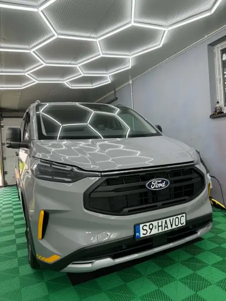 Ford Transit 2026 szary PPF Full Front przód grill