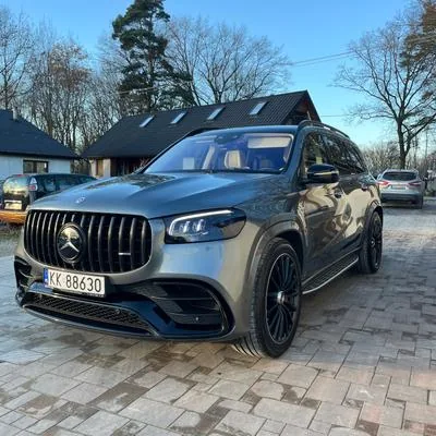 Mercedes GLE szary detailing exterior przód