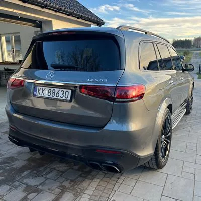 Mercedes GLE szary detailing exterior tył